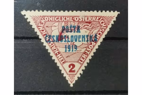 Známka ČSR PČ 1919, 2h, Pof.55* 