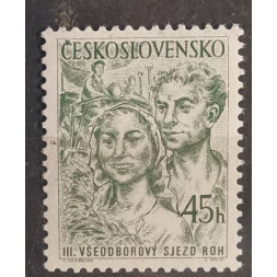 Stamp Czechoslovakia, 45 h, Mi.907, MNH** 