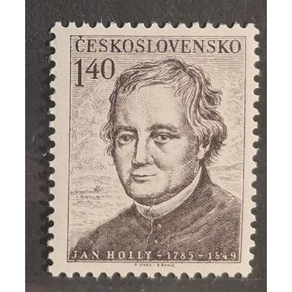 Sello Checoslovaquia, 1,40 Kčs, Mi.915, MH* 