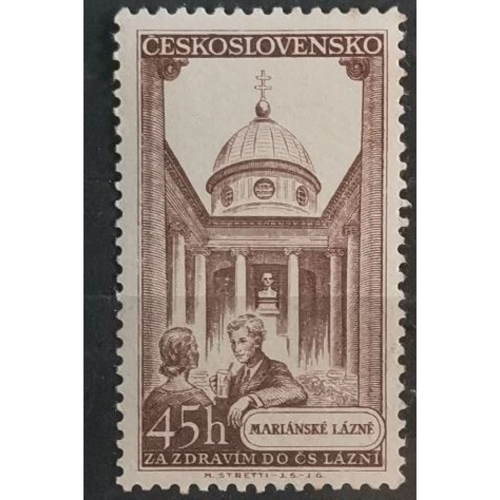 Briefmarke Tschechoslowakie, 45h, Mi.959, MNH** 