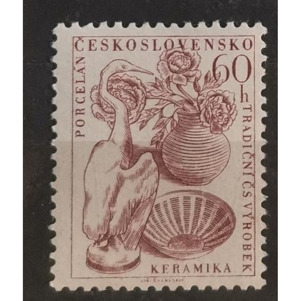 Briefmarke Tschechoslowakie, 60h, Mi.956, MNH** 