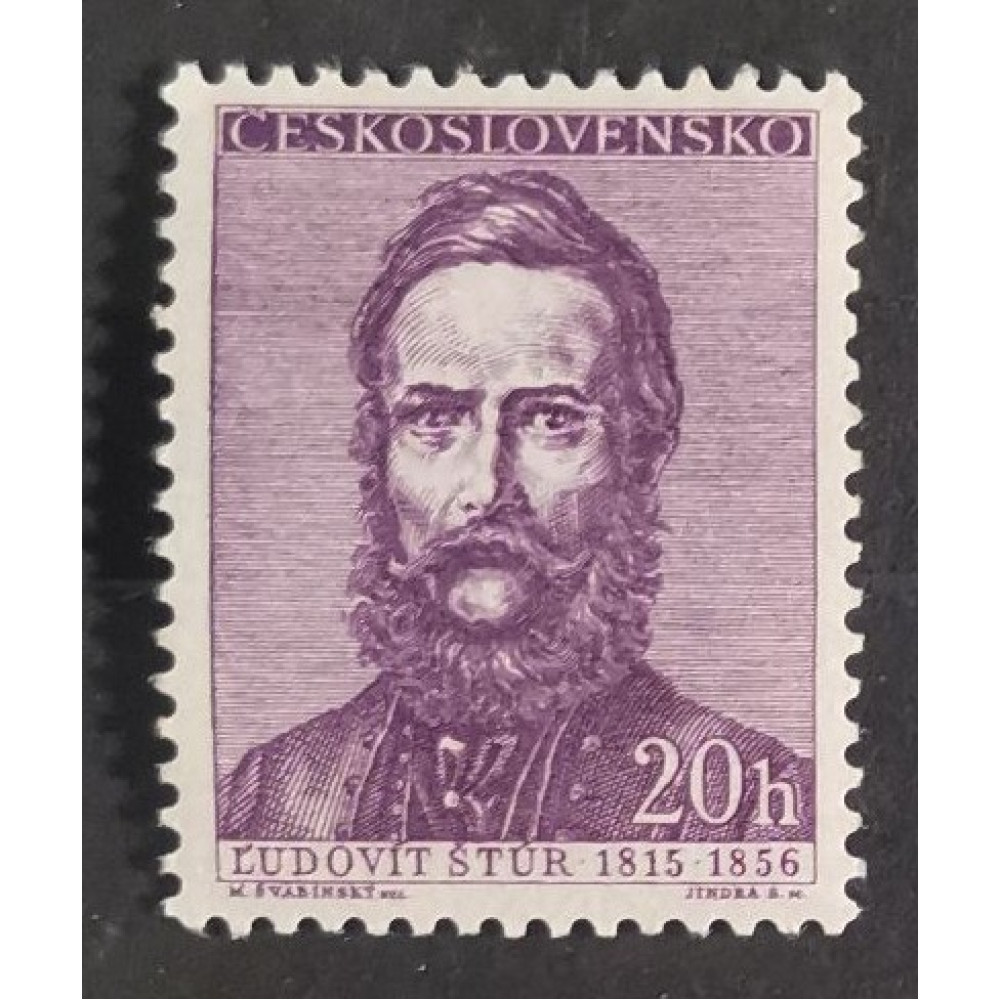 Sello Checoslovaquia, 20h, Mi.975, MNH** 