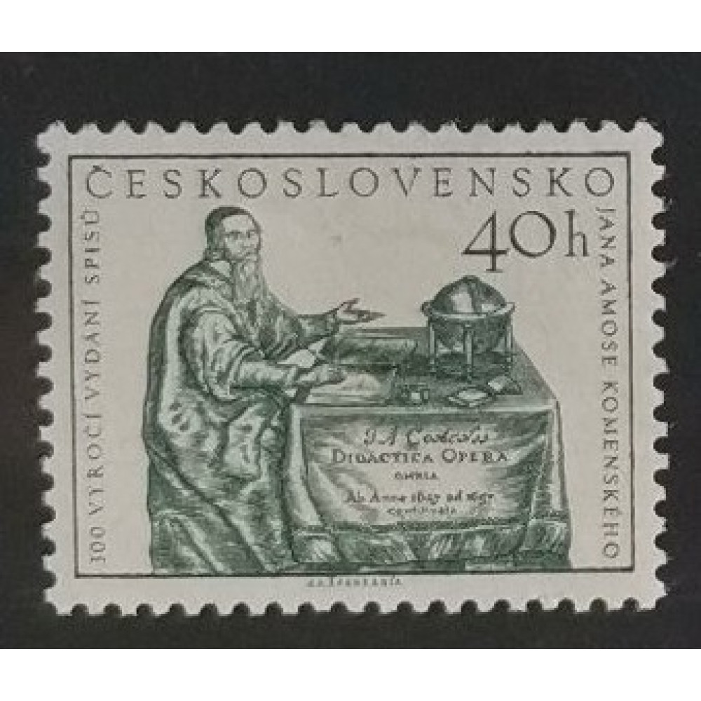 Briefmarke Tschechoslowakie, 40h, Mi.1010, MH* 