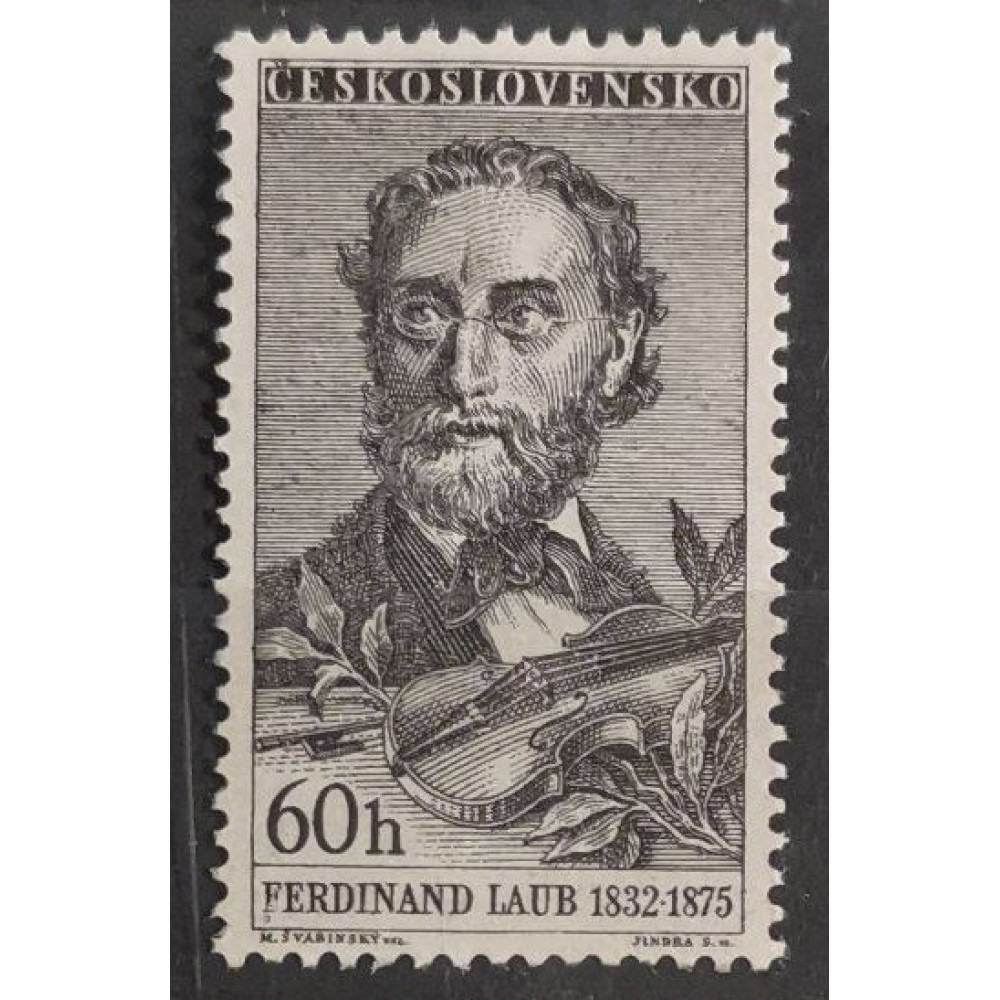 Briefmarke Tschechoslowakie, 60h, Mi.1020, MH* 