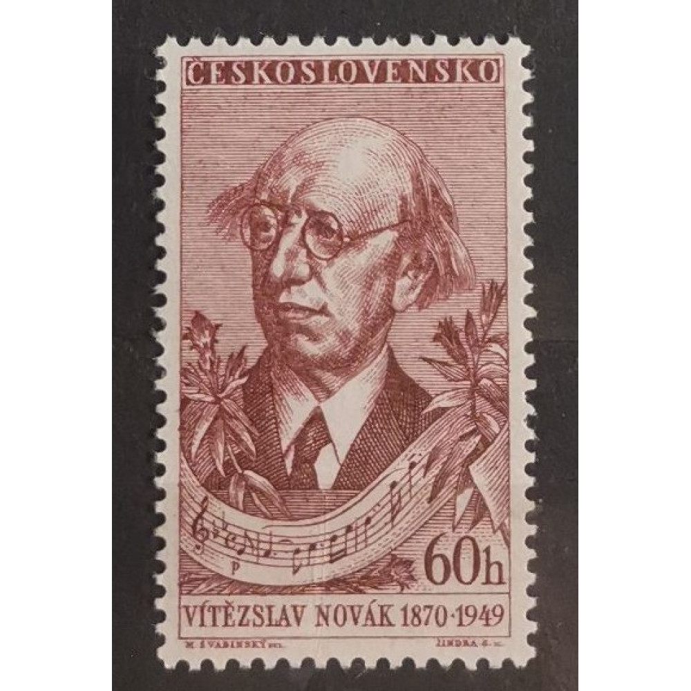 Briefmarke Tschechoslowakie, 60h, Mi.1019, MH* 