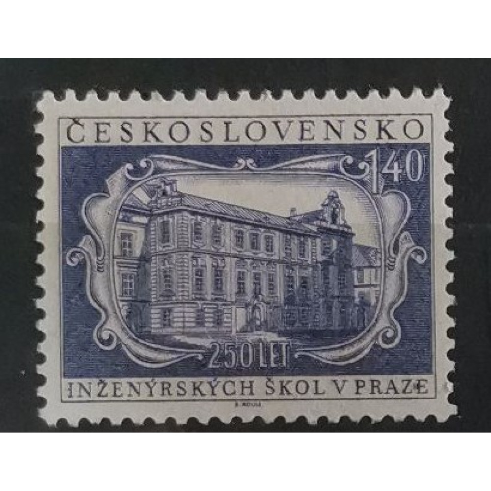 Sello Checoslovaquia, 1,40Kčs, Mi.1027, MH* 