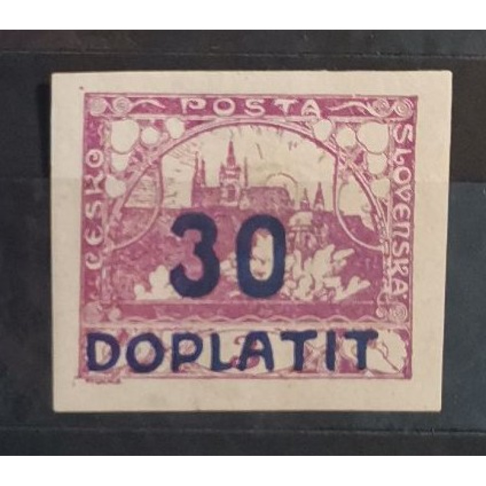 Sello Checoslovaquia, 30/3 h, Mi.21, MNH** 