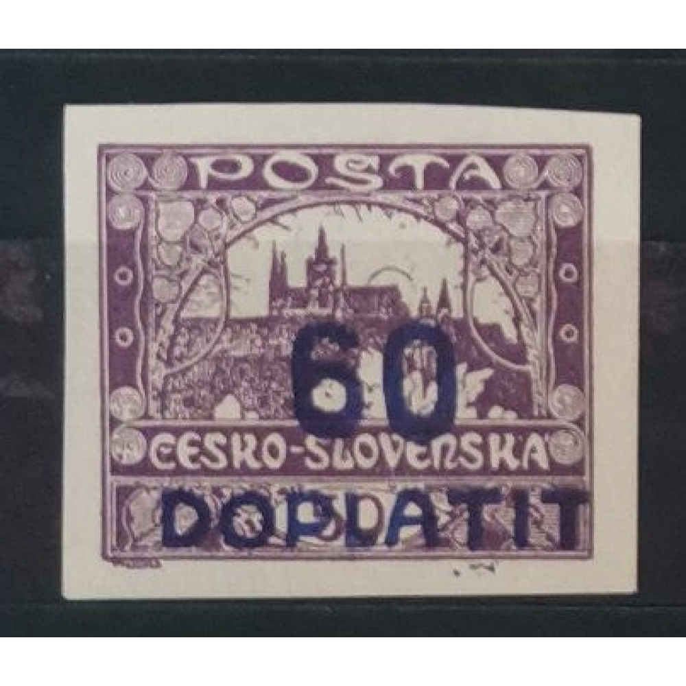 Briefmarke Tschechoslowakie, 60/50h, Mi.37, MNH** 