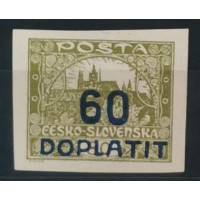 Briefmarke Tschechoslowakie, 60/80h, Mi.17, MNH** 