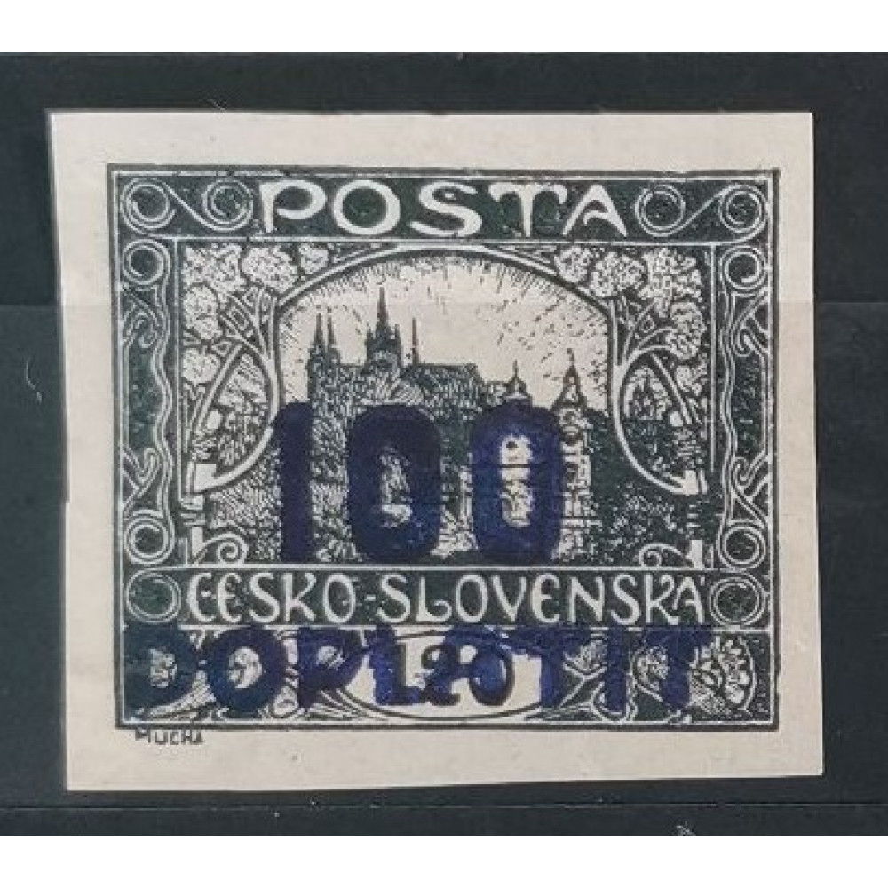 Briefmarke Tschechoslowakie, 100/120h, Mi.24, MH* 