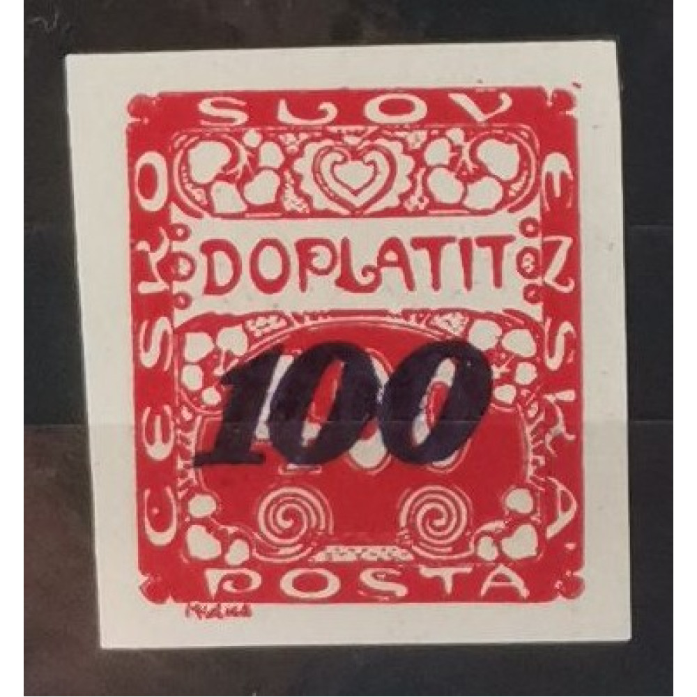 Stamp Czechoslovakia, 100/400h, Mi.34, MNH** 