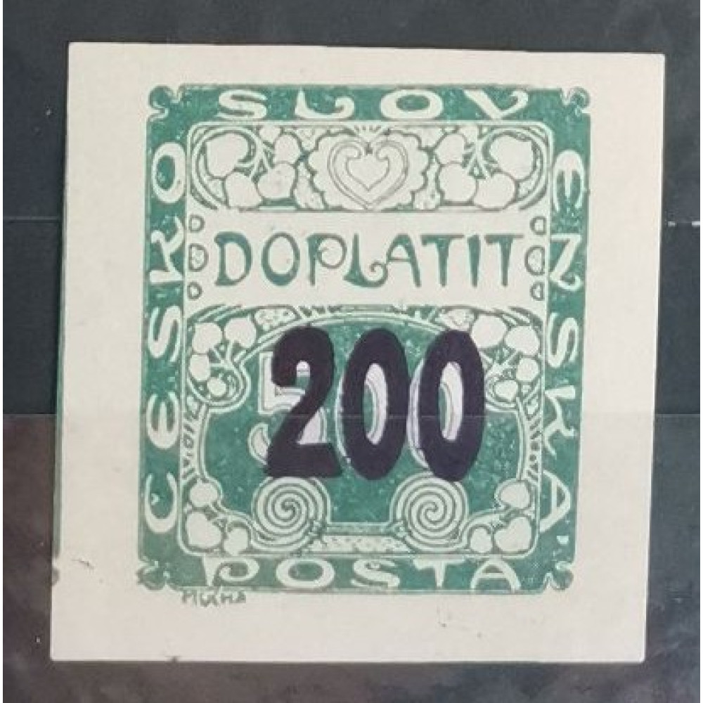 Briefmarke Tschechoslowakie, 200/500h, Mi.54, MNH** 