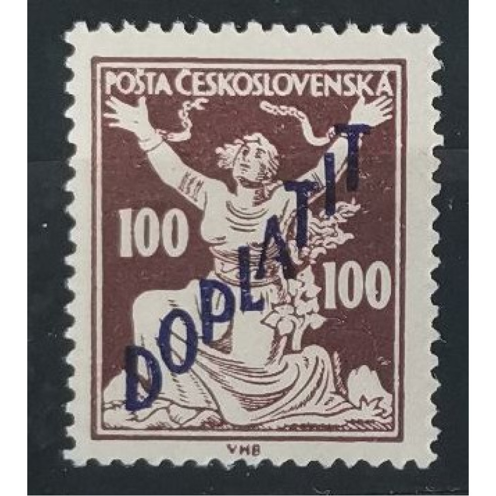 Selo Tchecoslováquia, 100h, Mi.52, MH* 