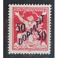 Známka ČSR, 50/20h, Pof.DL49 * 