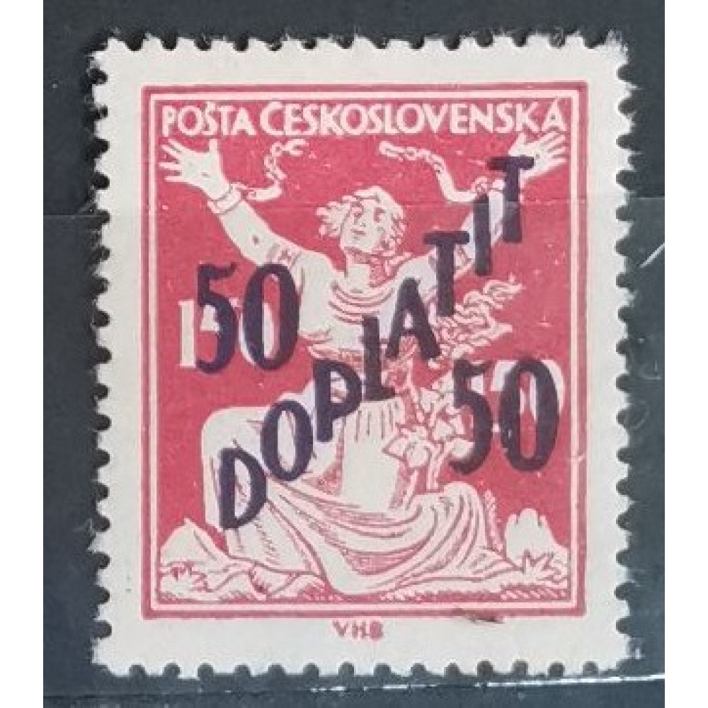 Briefmarke Tschechoslowakie, 50/150h, Mi.49, MNH** 