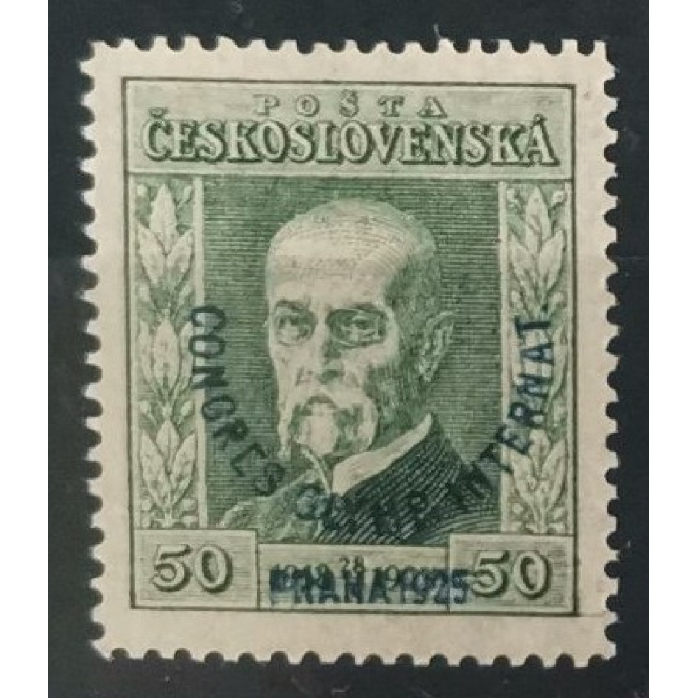 Briefmarke Tschechoslowakie, 50h, Mi.209, MH* 