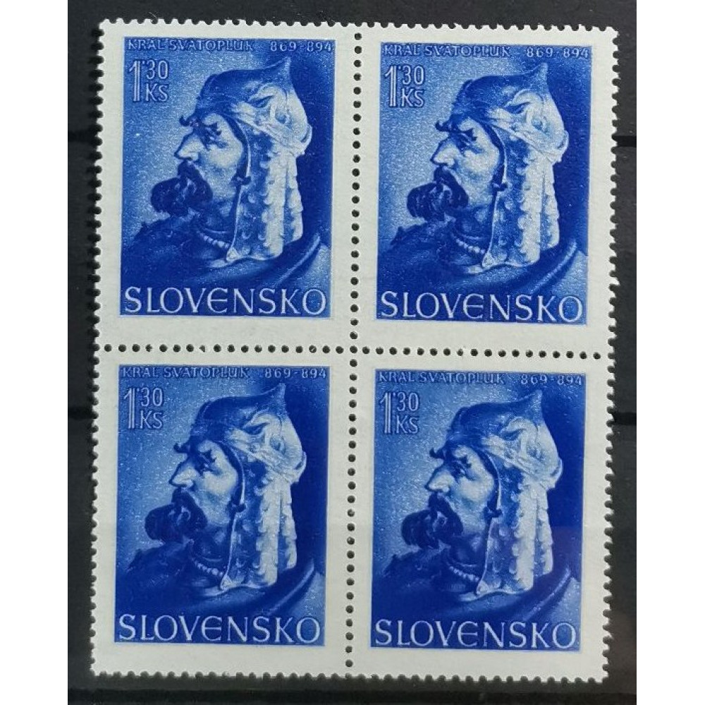 Quadra Estado Eslovaco, 1.30 Ks, Mi.137, MNH** 