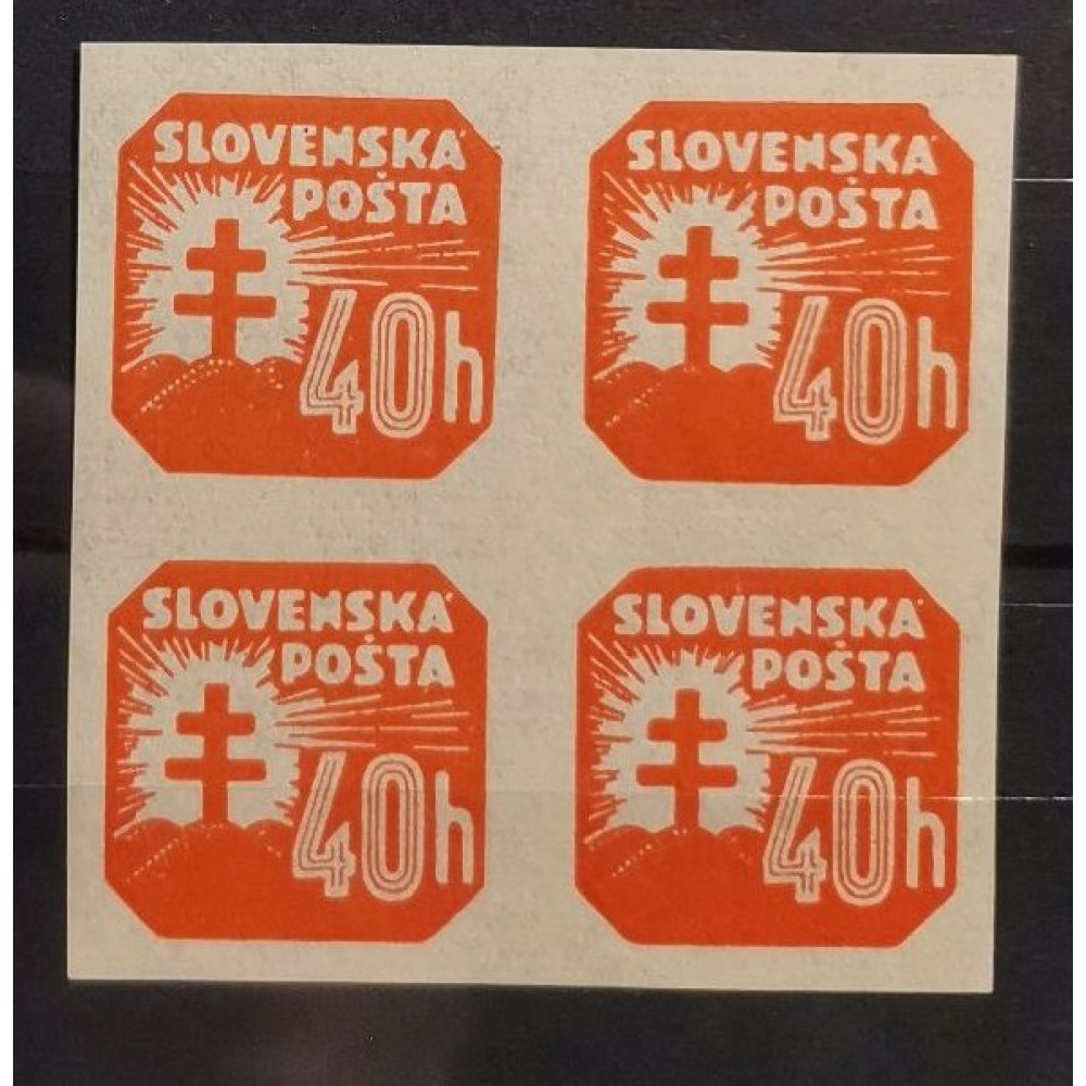 Viererblock Slowakischer Staat, Mi.NV19, MNH** 