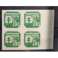Čtyřblok Slovenský štát, 2Ks, Pof.NV22Y** 