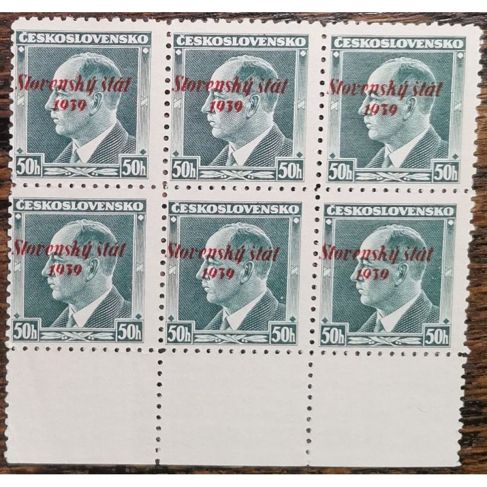 Selos Estado Eslovaco, 50H, Mi.8, MNH** 