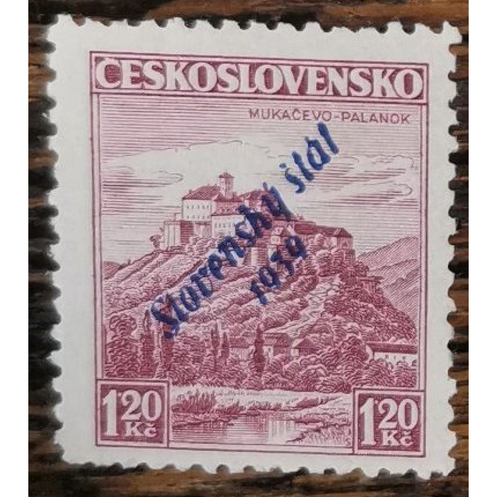 Sello Estado Eslovaco, 1.50Kc, Mi.14, MNH** 