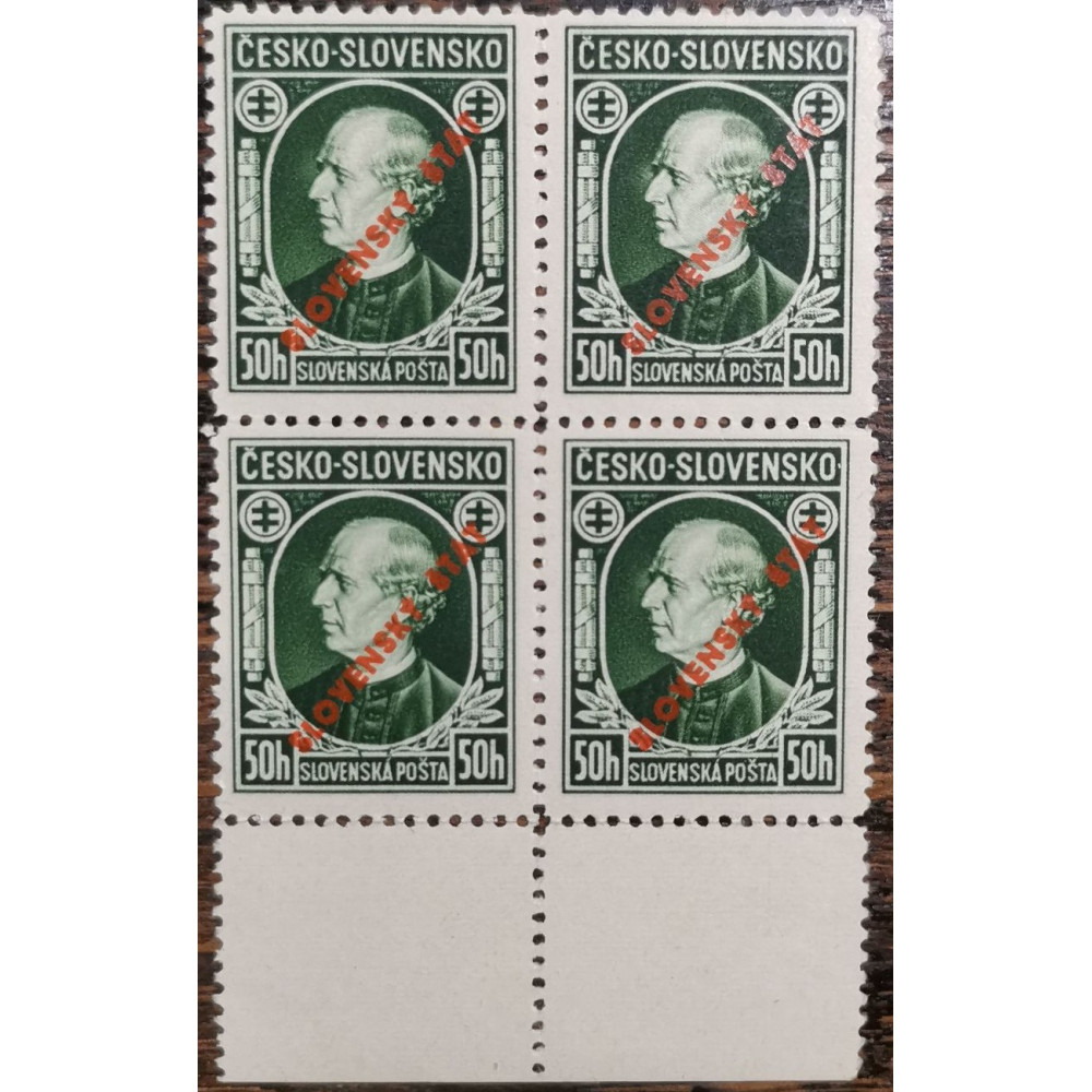 Viererblock Slowakischer Staat, Mi.23A, MNH** 