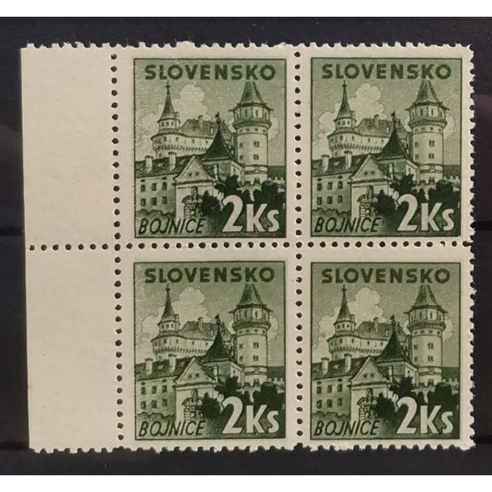 Bloque de cuatro Estado Eslovaco, Mi.55, MNH** 