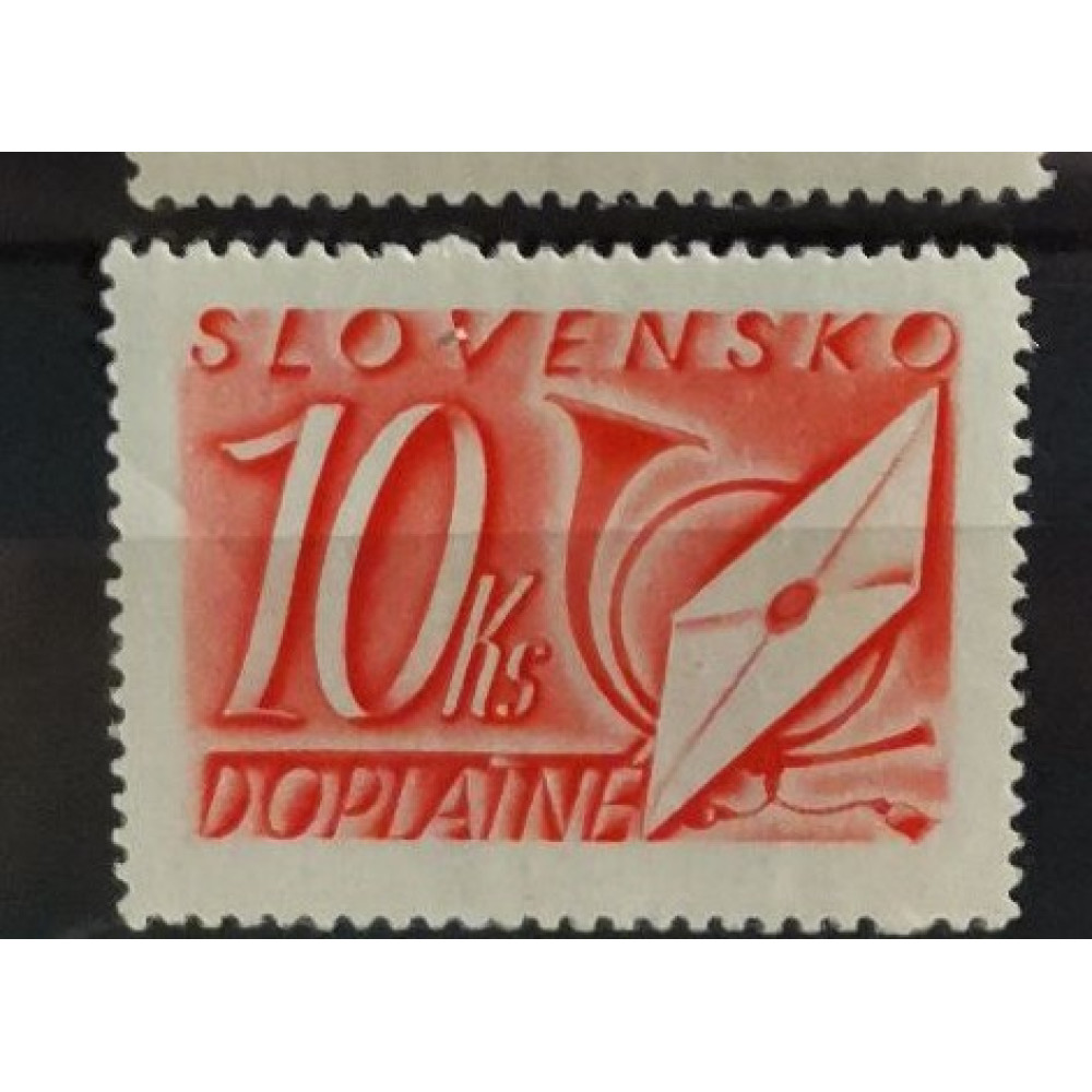 Selo Estado Eslovaco, 10 Ks, Mi.DL27, MNH** 