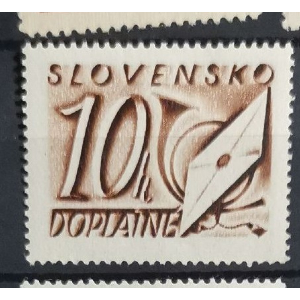 Briefmarke Slowakischer Staat, 10h, Mi.DL13, MH* 