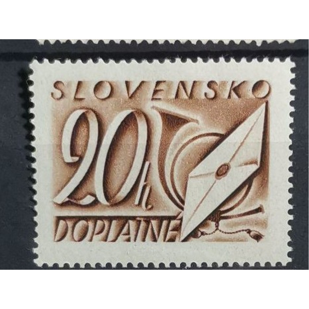 Briefmarke Slowakischer Staat, 20h, Mi.DL14, MH* 