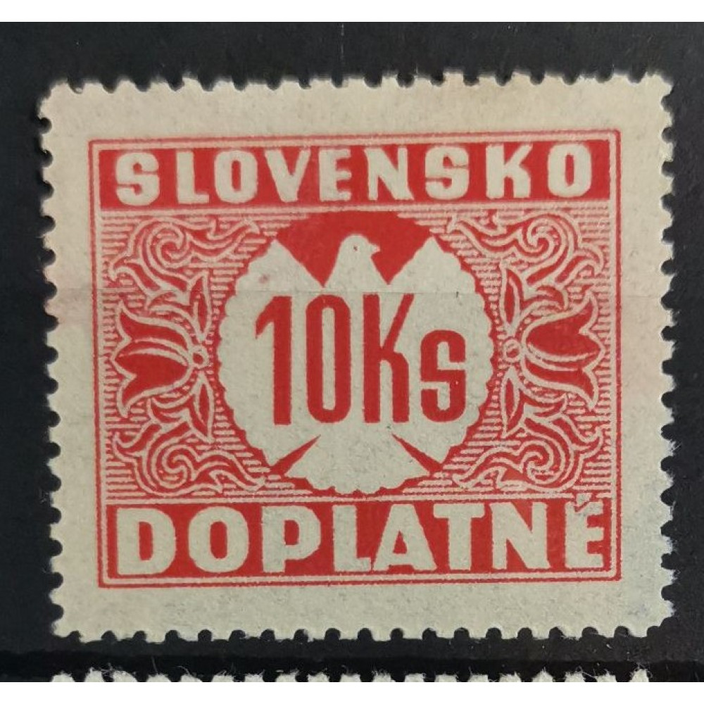 Sello Estado Eslovaco, 10 Ks, Mi.DL11Y, MNH** 