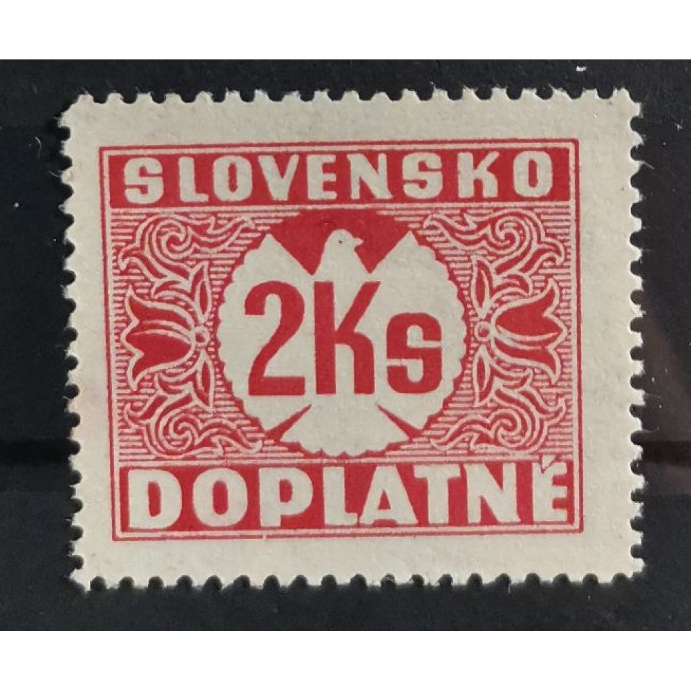 Sello Estado Eslovaco, 2 Ks, Mi.DL9Y, MNH** 