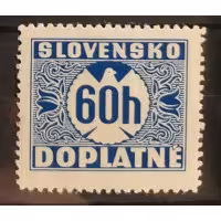 Stamp Slovak state, 60h, DL7x, MH* 