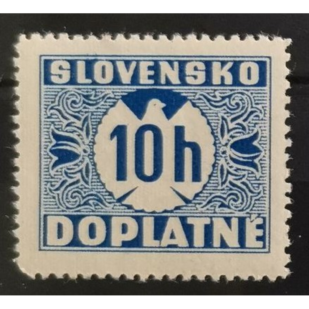 Briefmarke Slowakischer Staat, 10h, Mi.DL2z, MNH** 