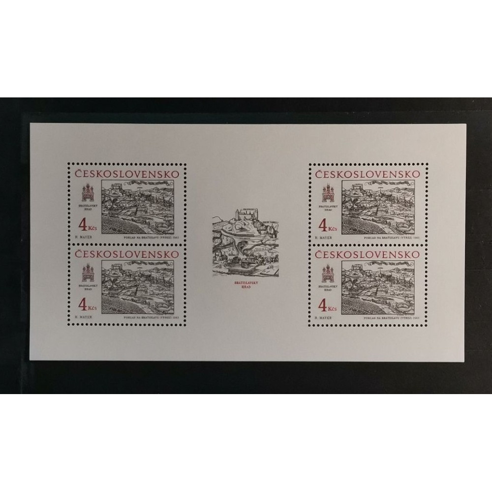 Block Tschechoslowakie, 4 x 4 Kčs, Mi.2929KB, MNH** 