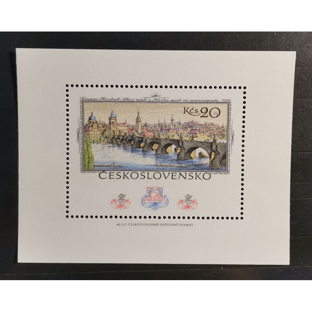 Bloco Tchecoslováquia, 20 Kčs, Mi.Bloco 36, MNH** 
