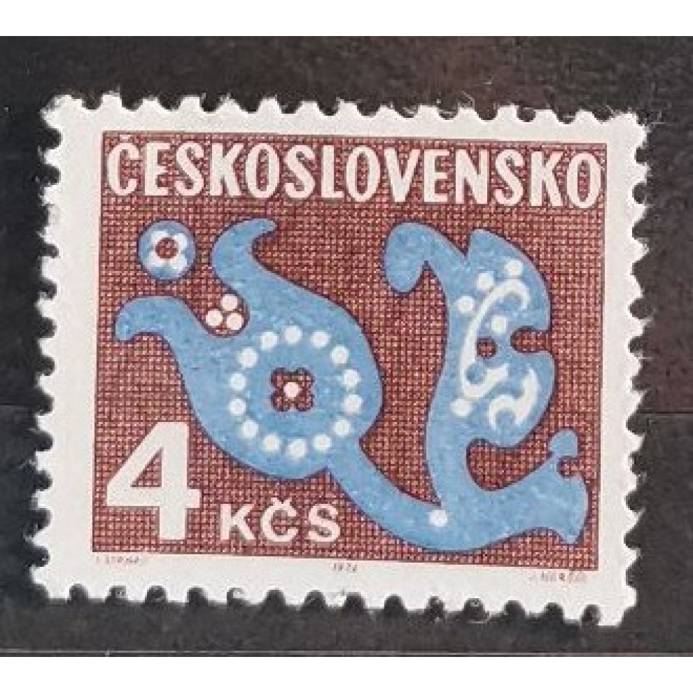 Známka ČSR, 4 Kčs, Pof.D101** 