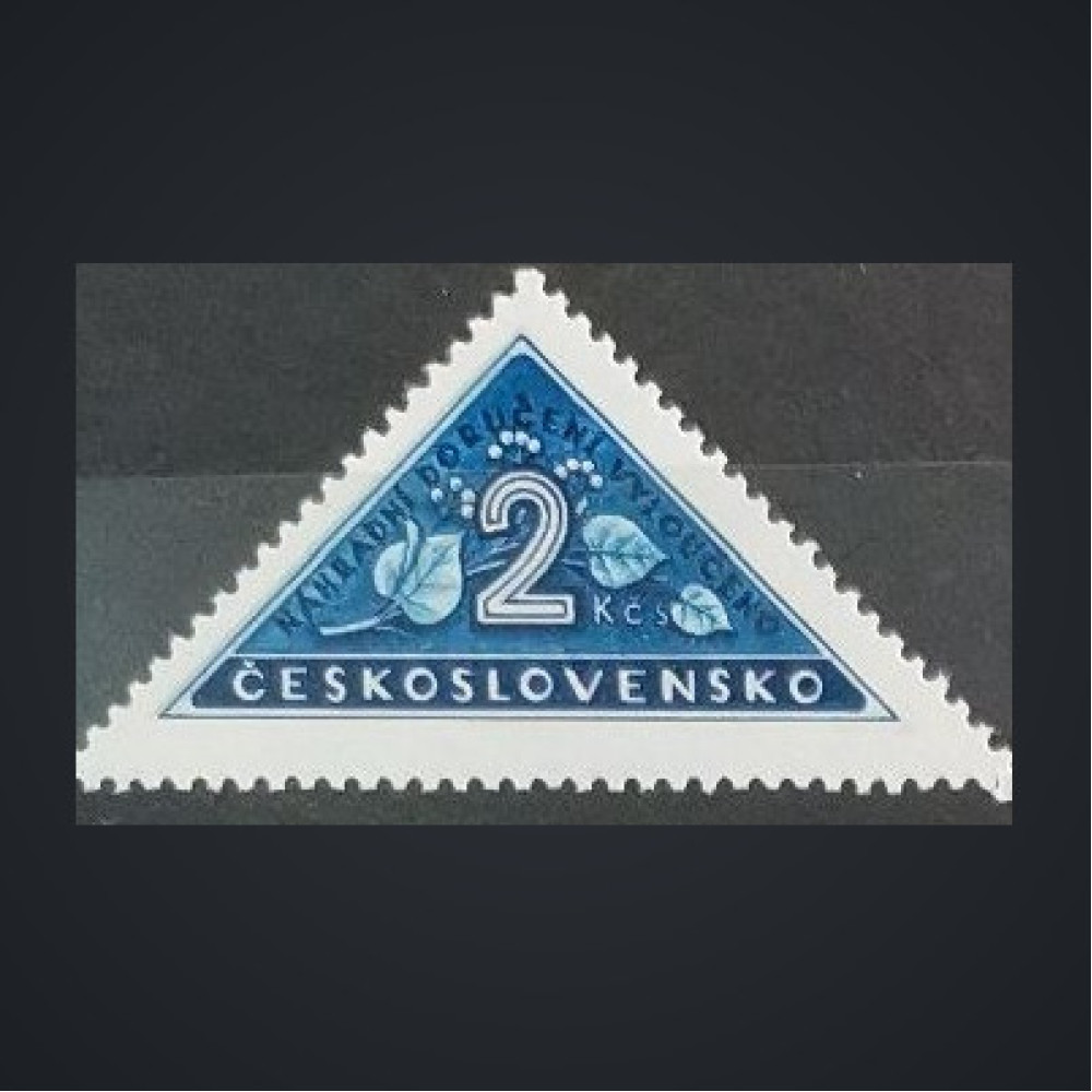 Stamp Czechoslovakia, Pof.DR3 (Mi. 504), MNH, 2 Kčs