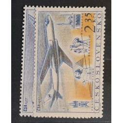 Satz Tschechoslowakie, 75 h-2.35 Kčs, Mi.1042-1043** Satz Tschechoslowakie, 75 h-2.35 Kčs, Mi.1042-1043**