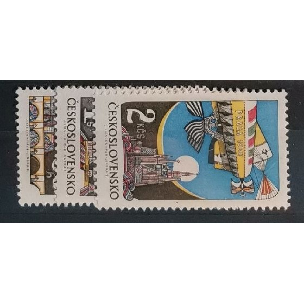 Serie Checoslovaquia, 60H-2Kc, Mi.1767-1769, MNH** 