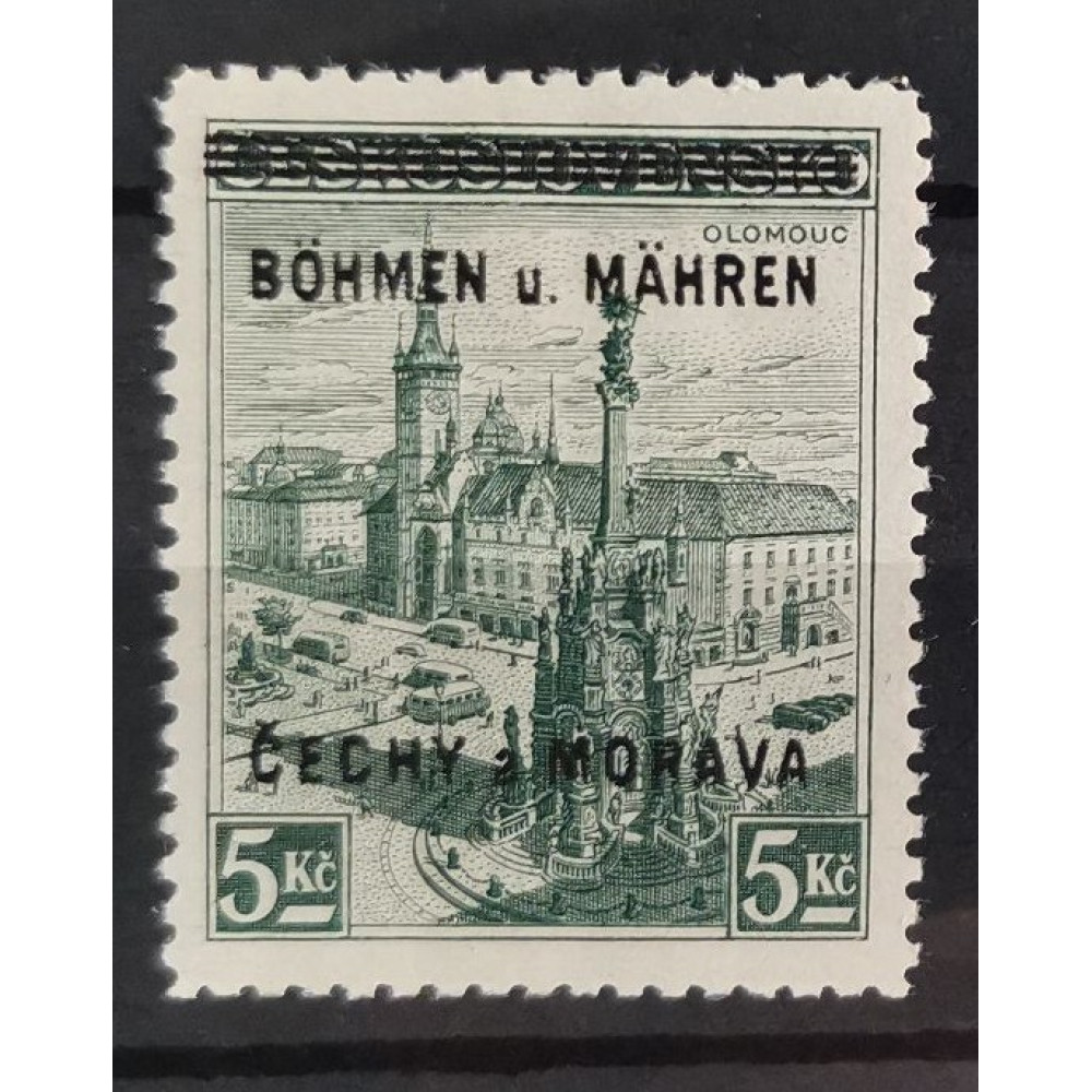 Selo Protetorado da Boêmia e Morávia, 5Kč, Mi.18, MNH** 