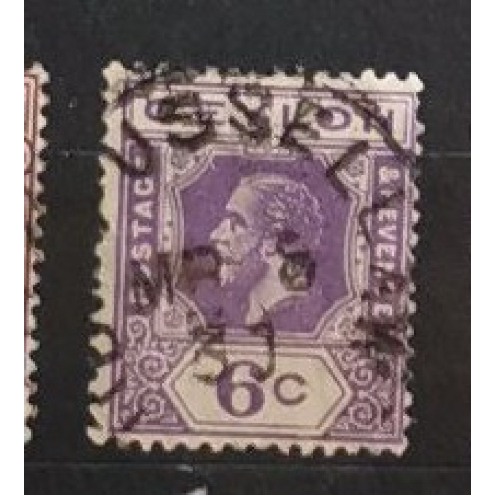 Sello Ceilán, 6c, Sg.343, usado# 