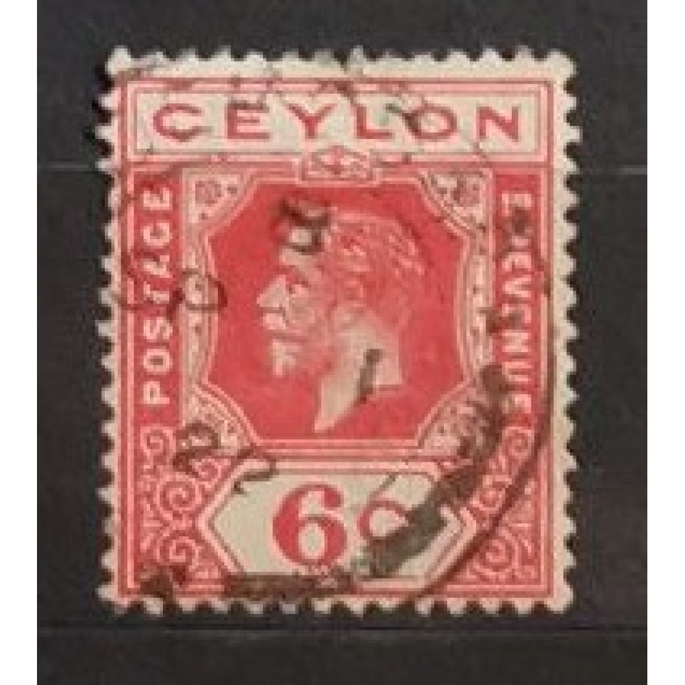 Známka Ceylon, 6c, Sg.305* 