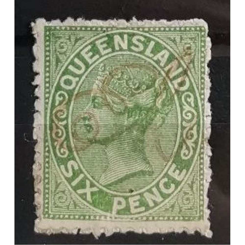 Stamp Queensland, 6d, Sg.170, used# 
