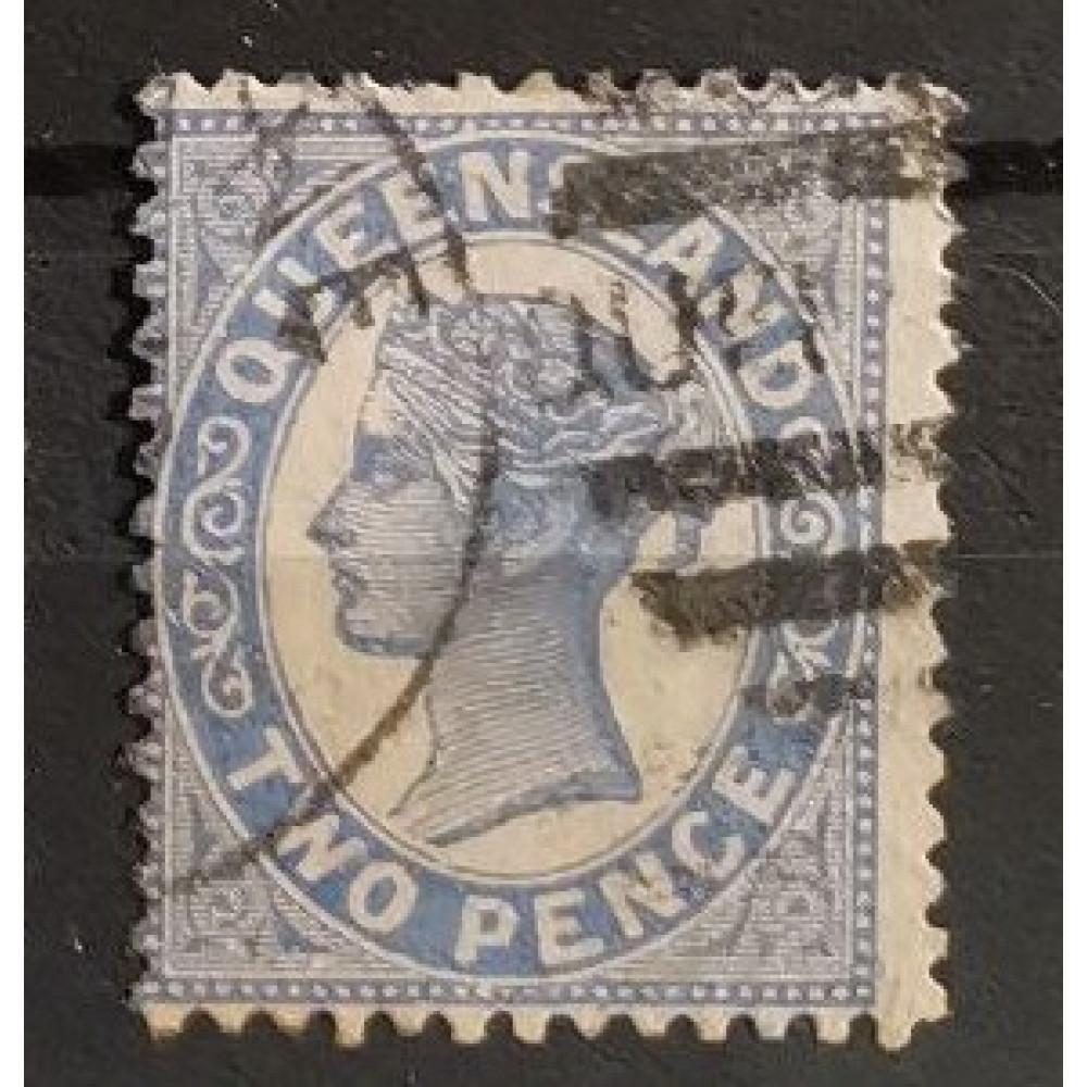 Briefmarke Queensland, 2d, Sg.212# 