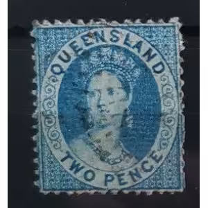 Známka Queensland, 2d, Sg.45# , zoubkování: 13
