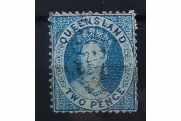 Známka Queensland, 2d, Sg.45# , zoubkování: 13