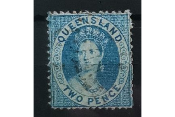 Známka Queensland, 2d, Sg.45# , zoubkování: 13