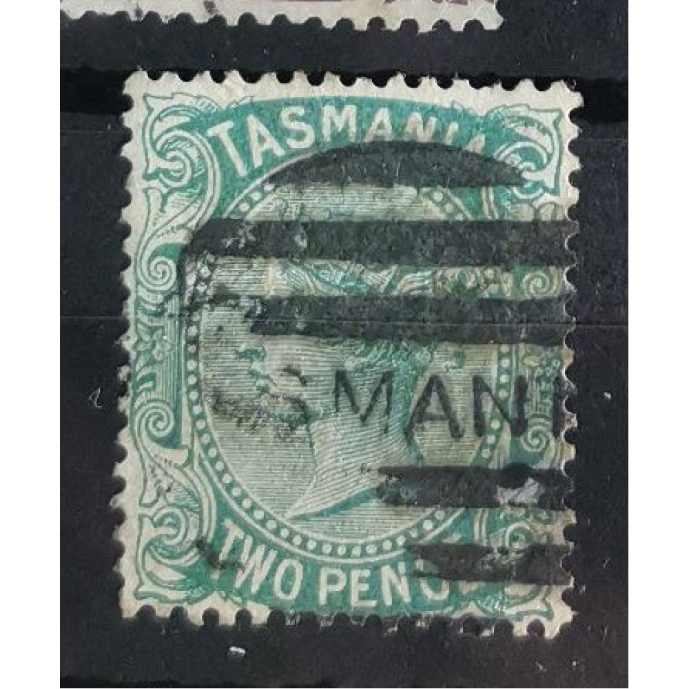 Sello Tasmania, 2d, Sg.157a, usado# 