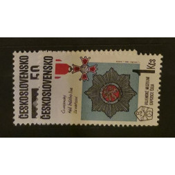 Satz Tschechoslowakie, 50h-1Kčs, Mi.2802-2803** 